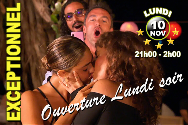 Lundi soir 10 novemb WEB Ouverture exceptionnel au Guili's Club