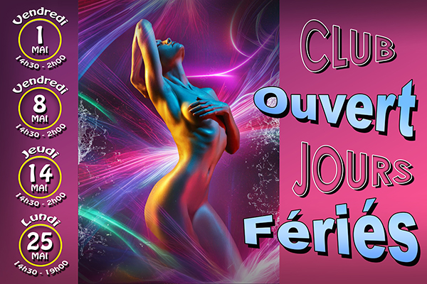 Jours fériés au Guili's Club