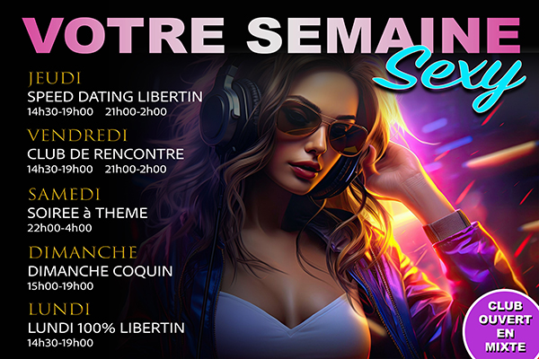 SEMAINE SEXY WEB Semaine sexy au guili's club