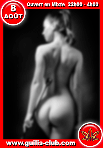 8-LUXURE Affiche de la nuit de la luxure au Guili's Club